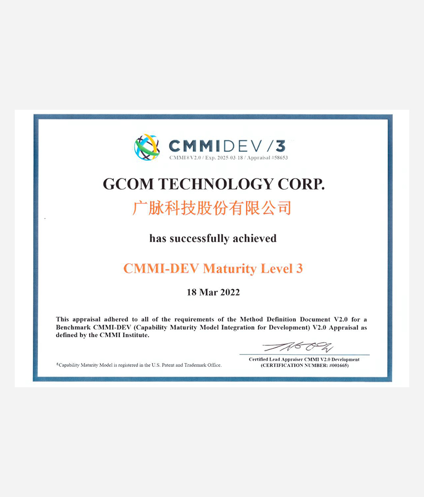 CMMI3管理體系